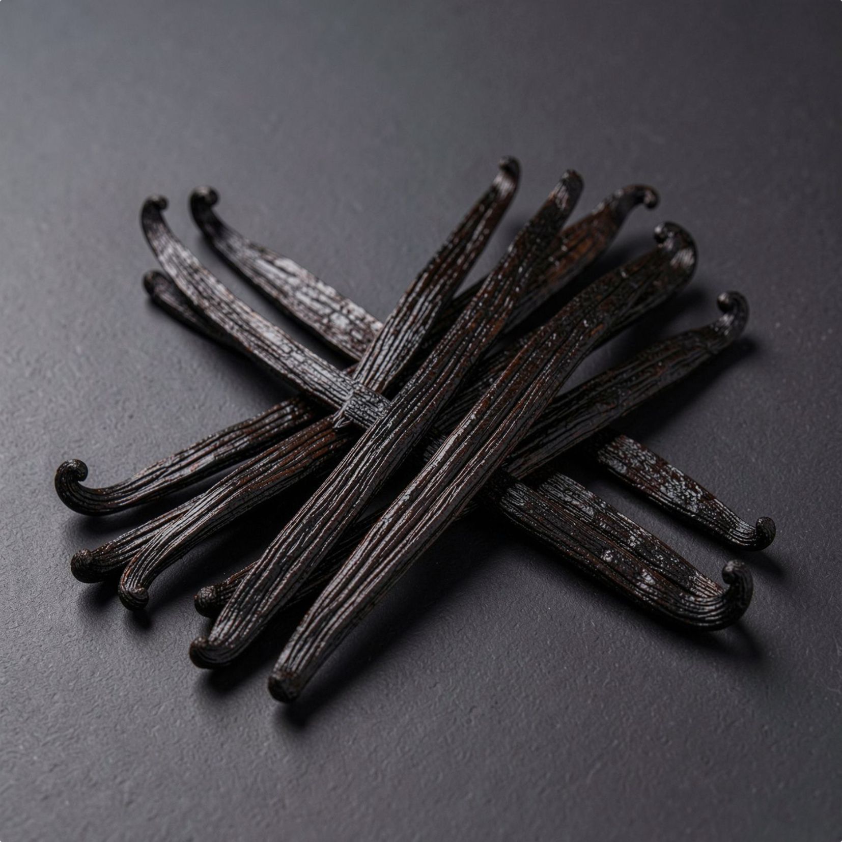 Indonesian cured vanilla beans